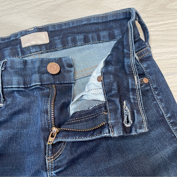 MOTHER Looker Ankle Frey MidRise Skinny Jeans in Wash No Play Women’s size 24 - Picture 6 of 16